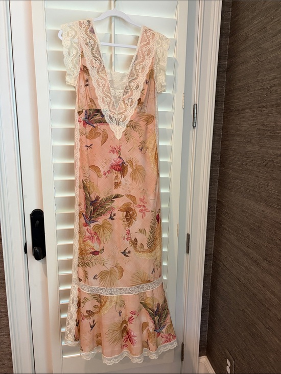 Zimmermann Dresses & Skirts - Zimmermann Lace Trim Pink Peach Slip